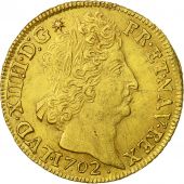 Monnaie, France, Louis XIV, Double louis dor aux 8 L et aux insignes, 2 Louis