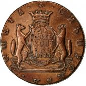 Monnaie, RUSSIA-SIBERIA, 10 Kopecks, 1775, Kolyvan, TTB, Cuivre, KM:6