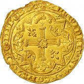 Coin, France, Charles V, Franc  pied, AU(50-53), Gold, Duplessy:360