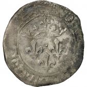 Monnaie, France, Louis XI, Gros de Roi, Perpignan, B+, Argent, Duplessy:548