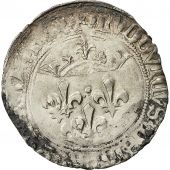 Coin, France, Louis XI, Gros de Roi, Perpignan, VF(30-35), Silver, Duplessy:548
