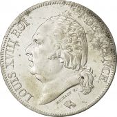 Coin, France, Louis XVIII, 5 Francs, 1824, Lille, AU(55-58), KM 711.13