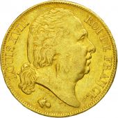 Coin, France, Louis XVIII, 20 Francs, 1817, Bayonne, VF(30-35), KM 712.5