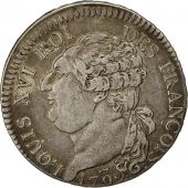 Coin, France,  cu de 3 livres franois, 3 Livres, 1792, Paris, KM 613.1