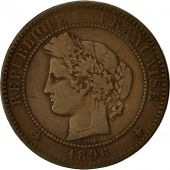 Monnaie, France, Crs, 10 Centimes, 1896, Paris, Torche, TB, Bronze