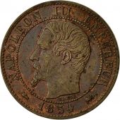 Monnaie, France, Napolon III, Centime, 1854, Lyon, TTB, Bronze, Gadoury 86