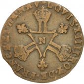 Coin, France, Louis XIV, Six deniers, 6 Deniers, 1711, Montpellier, KM 400.2