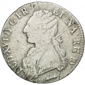 Coin, France, Louis XVI, cu de Barn aux branches dolivier, Ecu, 1780, Pau