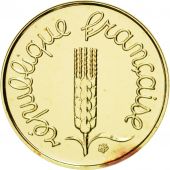 Coin, France, pi, Centime, 2001, Paris, MS(65-70), Gold, KM:928a, Gadoury:91a