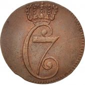 Danemark, Christian VII, 1/2 Skilling, 1771, Altona, Cuivre, KM:615.1