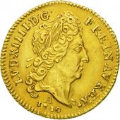 Monnaie, France, Louis XIV, 1/2 Louis dor au soleil, 1709 Paris, Gadoury 243