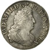 Monnaie, France, Louis XIV, 1/2 cu aux palmes, 1695, Amiens, TTB+, Gadoury 185