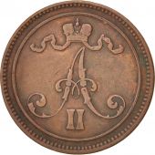Finland, Alexander II, 10 Pennia, 1866, Copper, KM:5.1