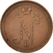 Finland, Nicholas II, 10 Pennia, 1911, Copper, KM:14