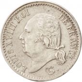 France, Louis XVIII, 1/4 Franc, 1817 I, Limoges, Argent, KM:714.5