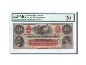 tats-Unis, Obsoltes, Mississippi, Jackson, 10 Dollars 1861, PMG VF25