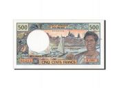 French Pacific Territories, 500 Francs, 1992, KM:1a