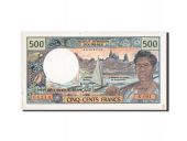 French Pacific Territories, 500 Francs, 1992, KM:1a