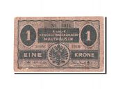 Autriche, Mauthausen, Monnaie de camp, 1 Krone, 1918, Pick UNL