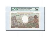 Nouvelle-Caldonie, Nouma, 1000 Francs, 1963, PMG AU50, KM:43d