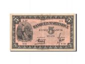 Martinique, 5 Francs, 1942, KM:16b