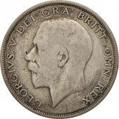 Great Britain, George V, 1/2 Crown, 1921, F(12-15), Silver, KM:818.1a
