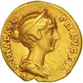 Faustina II, Aureus, 147-152, Roma, TTB+, Or, RIC:506c