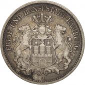 Etats allemands, HAMBURG, 2 Mark, 1900, Hamburg, TTB, Argent, KM:612