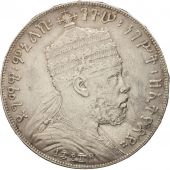 Ethiopia, Menelik II, Birr, 1897, Paris, EF(40-45), Silver, KM:5