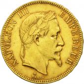 France, Napoleon III, 100 Francs, 1869, Paris, TTB+, Or, KM:802.1