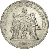Coin, France, Hercule, 50 Francs, 1974, Paris, AU(55-58), Silver, KM:941.2