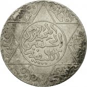 Morocco, Moulay al-Hasan I, 2-1/2 Dirhams, 1891, Paris, EF(40-45), Silver, KM:6