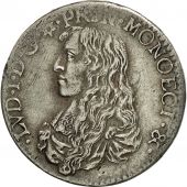 Monaco, Louis I, 5 Sols, 1/12 Ecu, 1665, EF(40-45), Silver, KM:40, Gadoury:MC70