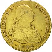 Spain, Charles IV, 2 Escudos, 1795, Madrid, VF(30-35), Gold, KM:435.1