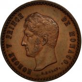 Monaco, Honore V, Essai Rogat, 5 Centimes, 1838, SPL, Cuivre, KM:Pn3, Gadoury:89