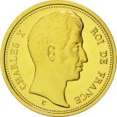 France, Medal, 100 Francs Essai Charles X, MS(65-70), Gold