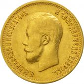 Russia, Nicholas II, 10 Roubles, 1899, St. Petersburg, EF(40-45), Gold, KM:64