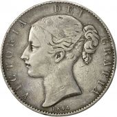 Great Britain, Victoria, Crown, 1844, London, VF(30-35), Silver, KM:741