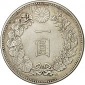 Japan, Mutsuhito, Yen, 1885, EF(40-45), Silver, KM:A25.2