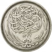Egypt, Hussein Kamil, 20 Piastres, 1917, EF(40-45), Silver, KM:321
