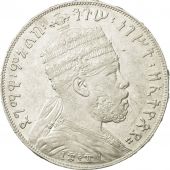 Ethiopia, Menelik II, Birr, 1889 (1897), Paris, AU(50-53), Silver, KM:5
