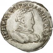 France, Franois II, Teston, 1560, Lyons, EF(40-45), Silver, Sombart:4558