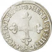 France, Henri III, 1/4 Ecu, 1578, Rennes, TTB, Argent, Sombart:4662