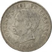 Cambodia, 4 Francs, 1860, AU(50-53), Silver, KM:M8, Lecompte:83