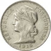 Portugal, Escudo, 1915, Lisbon, AU(50-53), Silver, KM:564