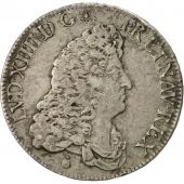 France, Louis XIV, 1/2 cu de Flandre, 1685, Paris, TTB+, Argent, KM:262.1