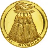 Belgium, Medal, XXI Olympiade - Comit Olympique Belge, MS(64), Gold