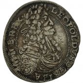 Hungary, Leopold I, 3 Krajczar, Groschen, 1697, Pressburg, EF(40-45), Silver