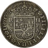 Espagne, Philip V, 2 Rales, 1732, Seville, TTB, Argent, KM:355