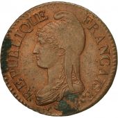 France, Dupr, 5 Centimes, AN 7/5, Lille, AU(55-58), Bronze, KM:640.11